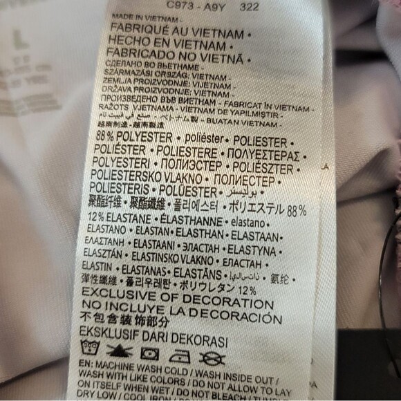 Converse Pink Foam High Waist Spandex Athletic Spandex Shorts Size Girls Large - Picture 8 of 12